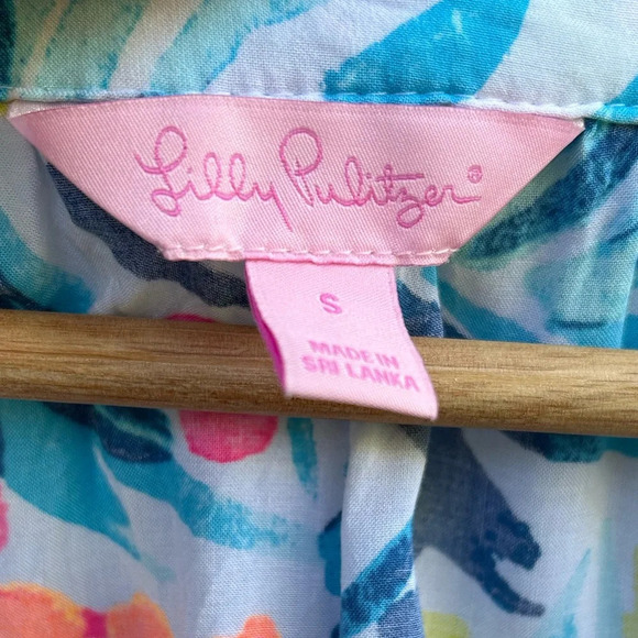 Lilly Pulitzer  Stacey Sleeveless Blouse, size Small - Picture 7 of 10